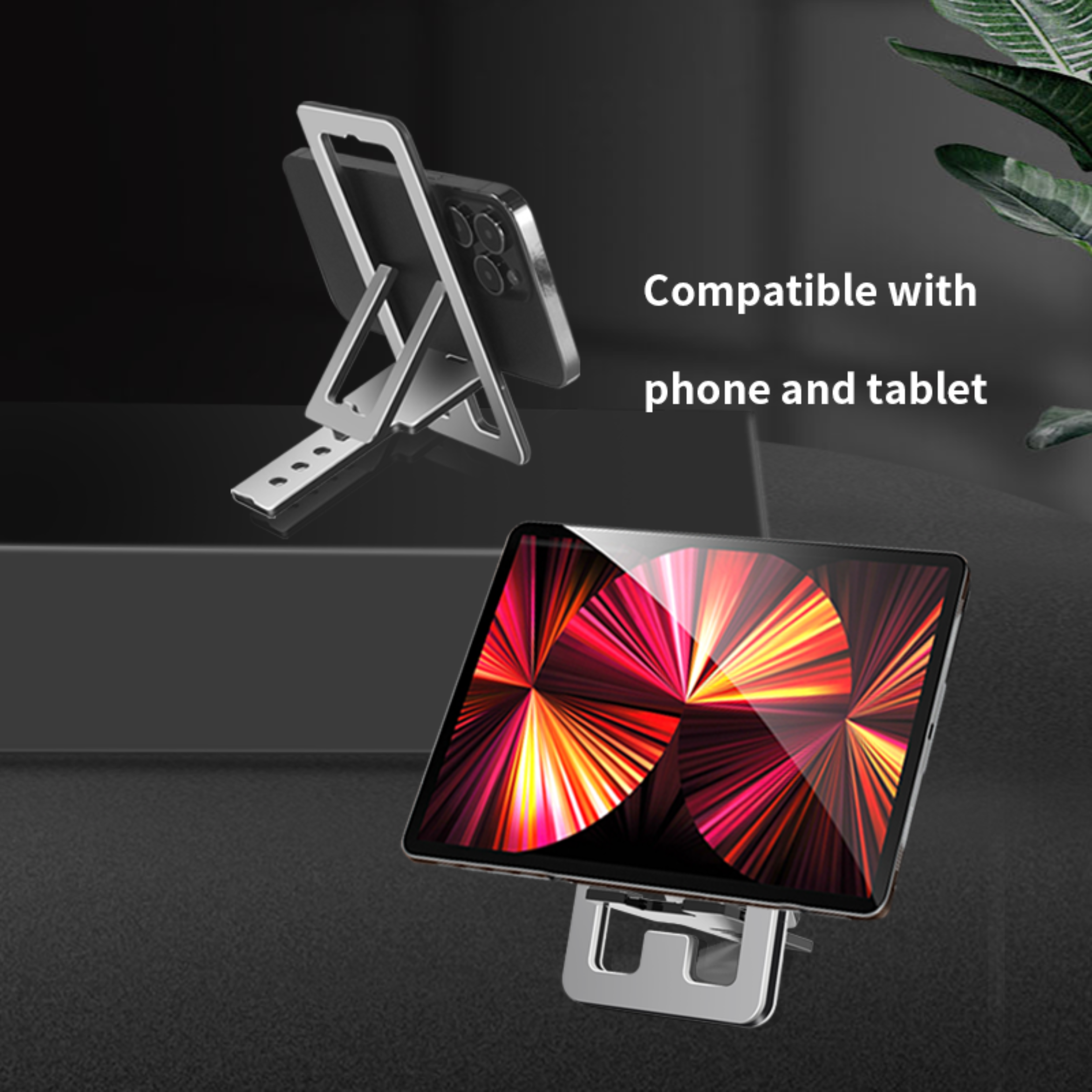 Ultra-Slim Alloy Phone Stand