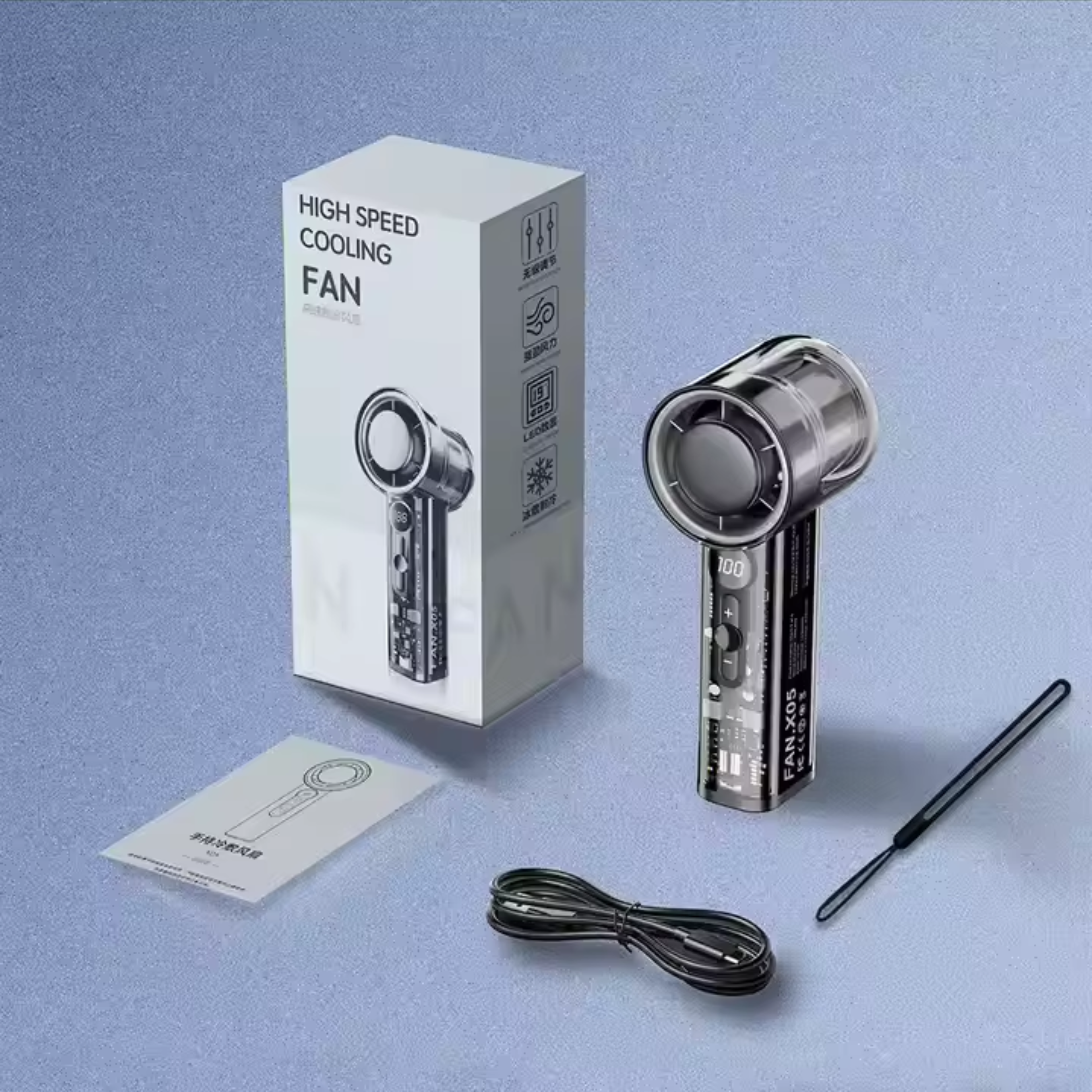 ClearFlow Handheld Mini Fan