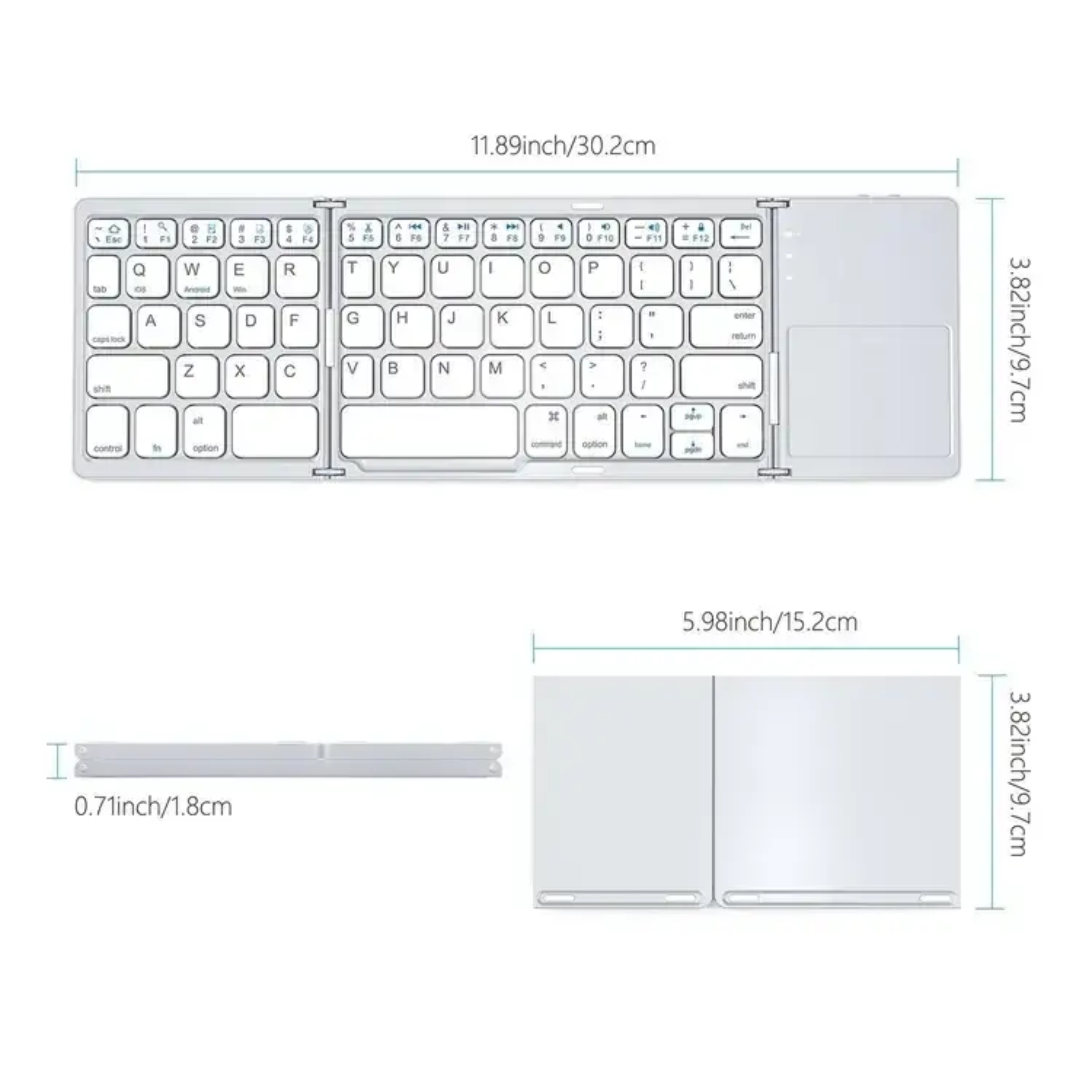 Foldable Wireless Keyboard