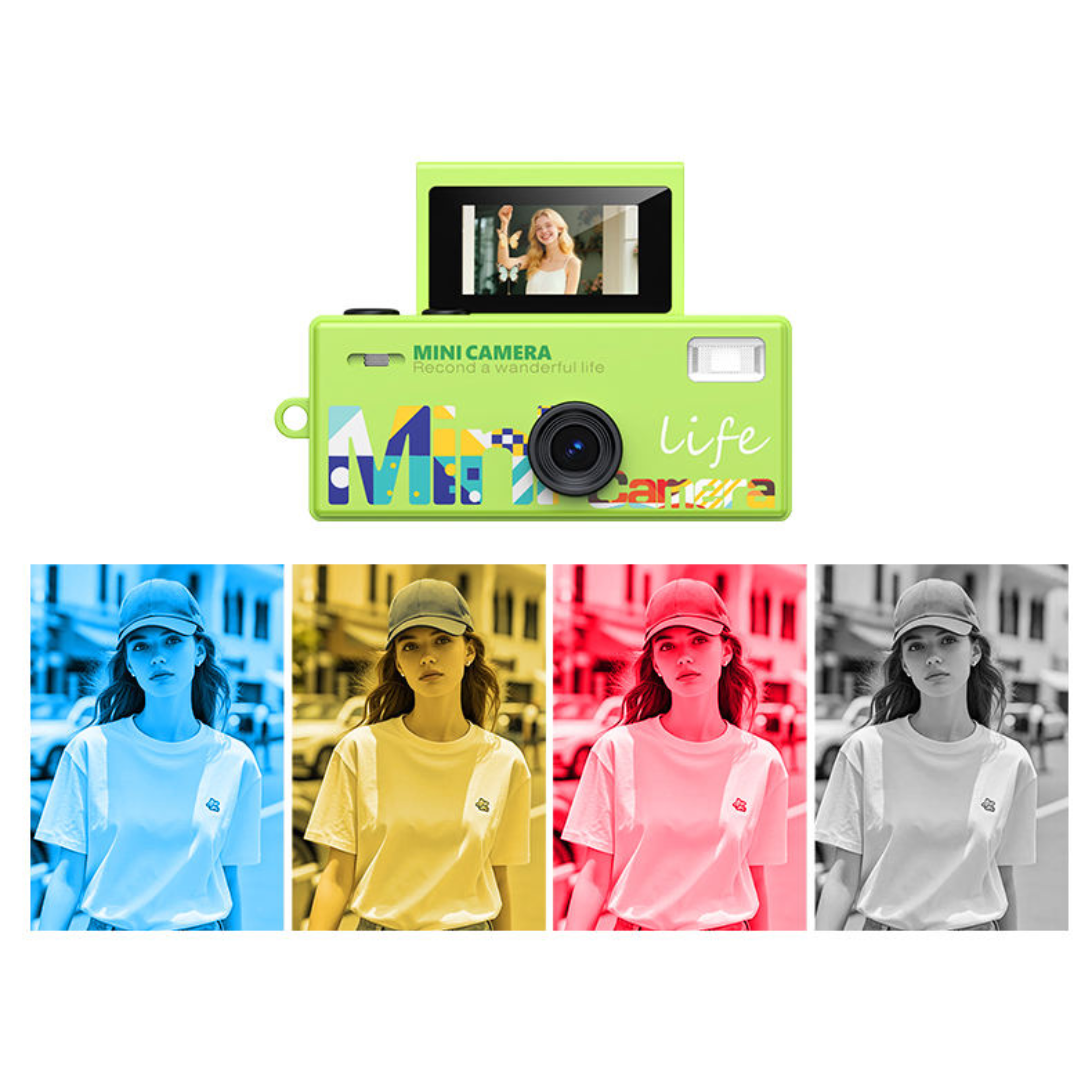 Flip Screen Mini Camera