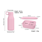 SoftTone Silicone Lunch Box & Water Bottle Set