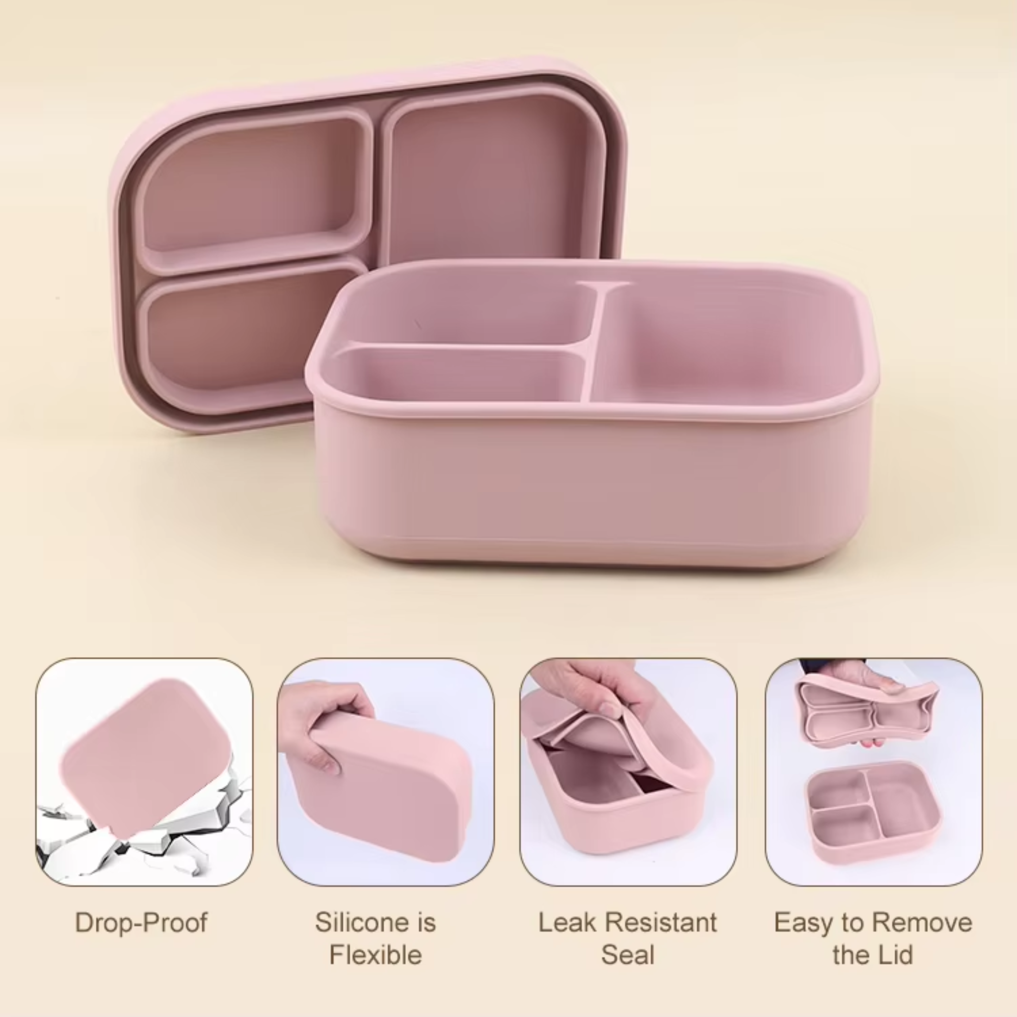 SoftTone Silicone Lunch Box & Water Bottle Set
